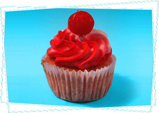 Cherry Bomb Cupcake
