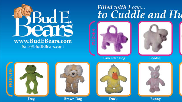 Bud E Bears Postcard1 - Brochures & Forms